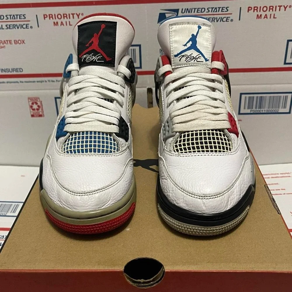 Nike Air Jordan 4 Retro SE “What the” 2019 Sneaker shoes hype streetwear retro